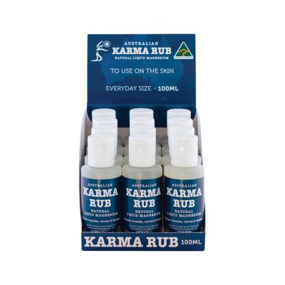 Karma Rub Liquid Magnesium 100ml x 12 Display